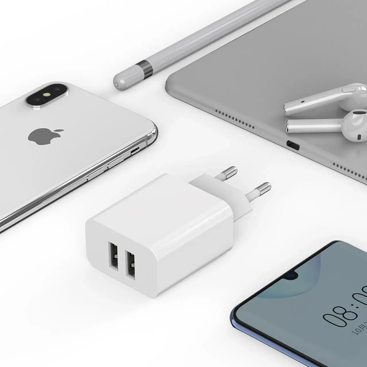 شارژر مکدودو CH-6721 آداپتور سفید