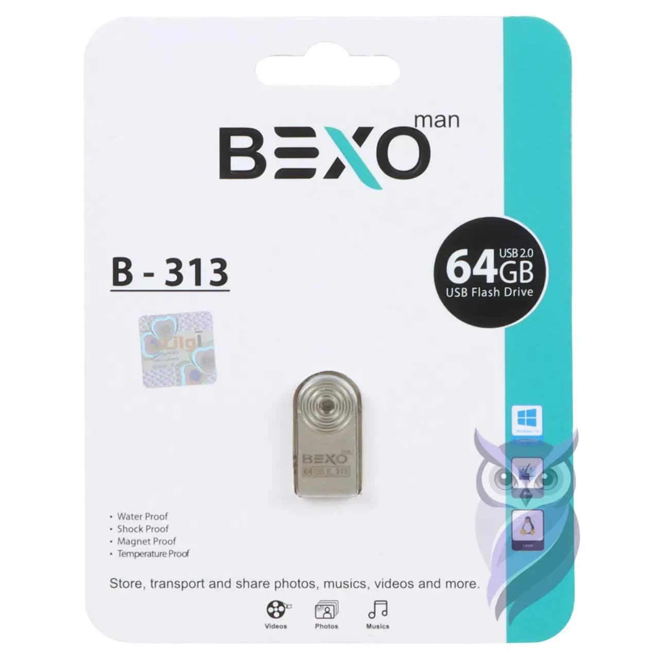 فلش مموری BEXO مدل B-313 ظرفیت 64GB
