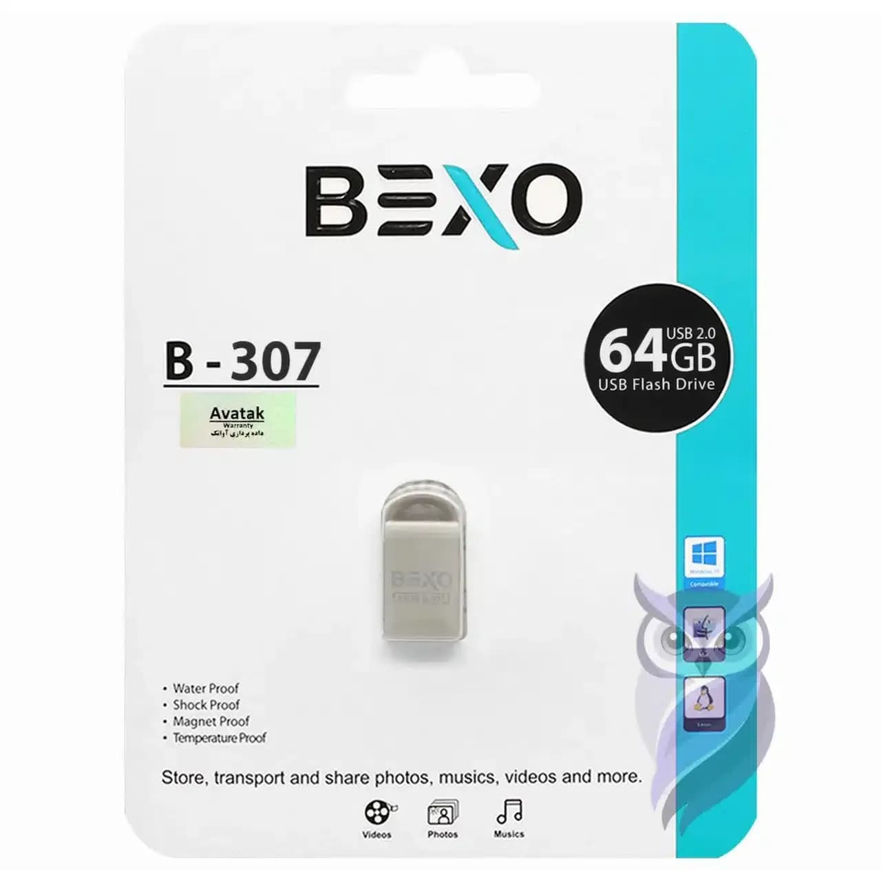 فلش مموری BEXO مدل B-307 ظرفیت 64GB