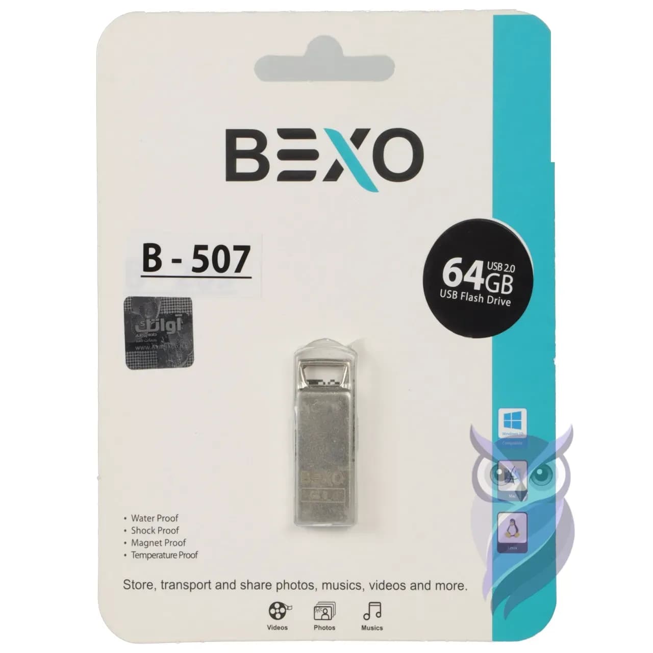 فلش مموری BEXO مدل B-507 ظرفیت 64GB