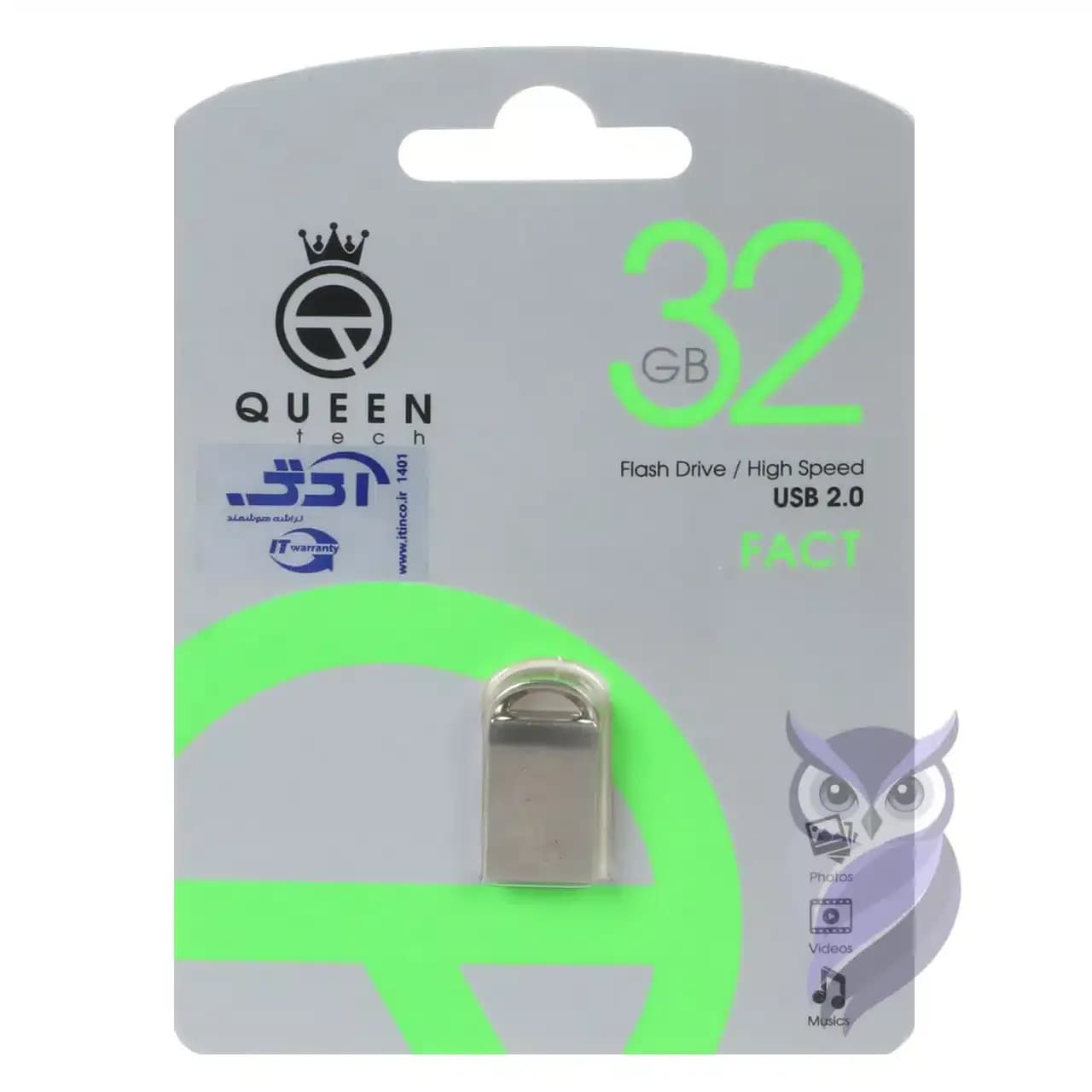 فلش مموری Queen Fact ظرفیت 32GB
