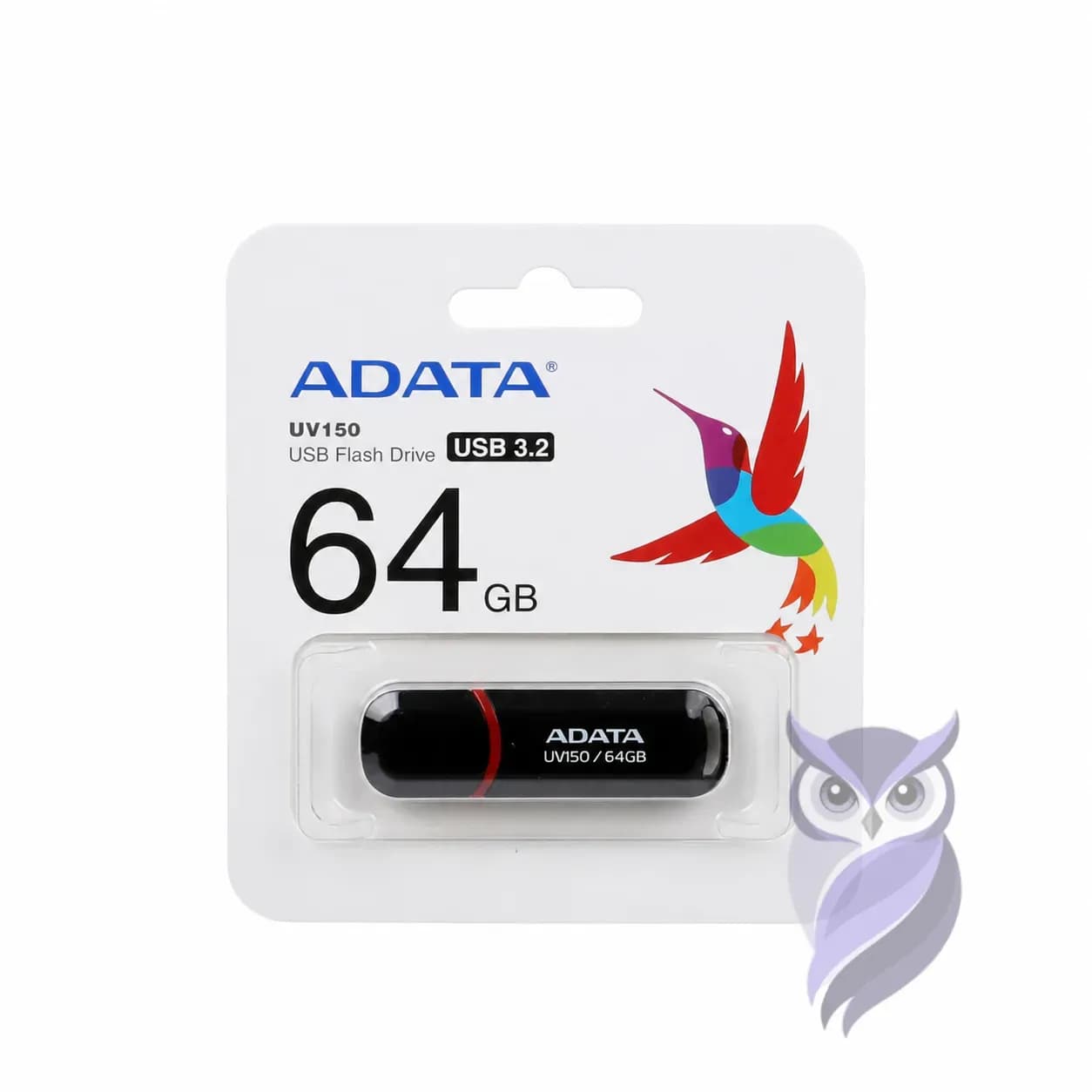 فلش مموری ADATA مدل UV150 ظرفیت 64GB مشکی