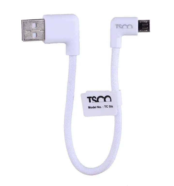کانکتور Micro USB کابل تسکو TC 59N سفید